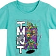 thumbnail image 3 of Teenage Mutant Ninja Turtles: Mutant Mayhem - Donatello, Raphael, Leonardo, & Michelangelo - Toddler And Youth Girls Short Sleeve Graphic T-Shirt, 3 of 5