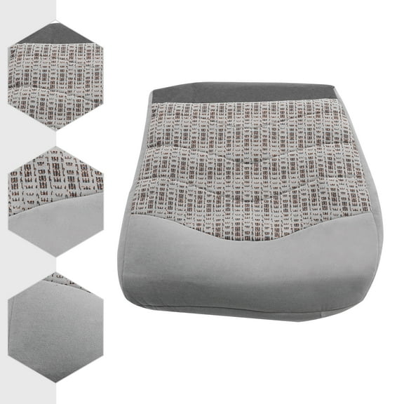 Seat Cover for 1999-2000 Ford F250 F350 F450 F550 XLT, Driver Bottom-Back Seat Cover, Heated and Power Seat Compatible, Grey