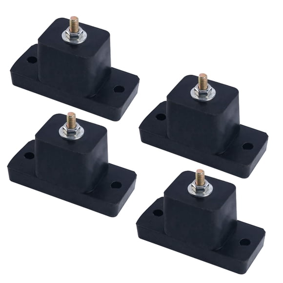 Amdohai Air Conditioner Rubber Vibration Mounting Bracket Shock Absorbing Anti-Vibration Isolator Pads 4Pack