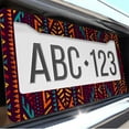 thumbnail image 6 of 1 Pcs Tribal Pattern License Plate Frame License Plate Frame,License Plate Cover for Car Decorative Parts,Aluminum License Plate Bracket Holder Rust-Proof for US Standard Car, 6 of 8