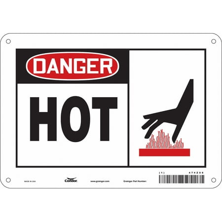 

Condor Danger Sign 7 in x 10 in Aluminum 474Z06 474Z06 ZO-G5650823