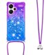 thumbnail image 3 of Funda para Xiaomi Redmi Note 13 Pro Plus 5G Brillantina Líquida Divertida Reluciente y con Cristales en Movimiento Cuerpo Cruzado con Cordón Ajustable, 3 of 5