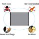 thumbnail image 4 of Puerta mágica para perros, red de aislamiento de seguridad para puerta de escalera plegable portátil con correa de extensión de 2 cm Barrera de seguridad para instalar en cualquier lugar para perros y gatos-110x72CM Excelente Rendimiento ER014359WZ, 4 of 5