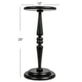 thumbnail image 2 of Creative Co-Op Bishop Pedestal Cocktail Side Table, Black, 2 of 5