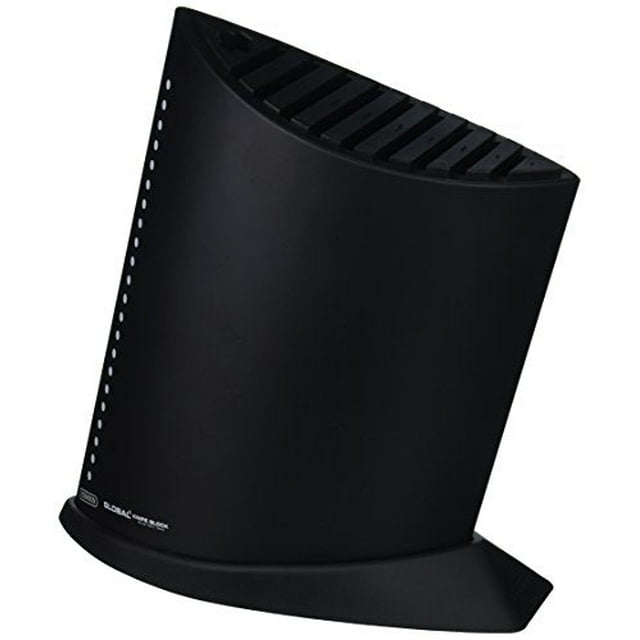 Global Bloc de Forme Ship, Tient 10 Couteaux, Noir, Moyen