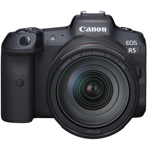 Restored Canon EOS R5 Full Frame Mirrorless Camera Body + 24-105mm F4L IS USM Lens (Refurbished)