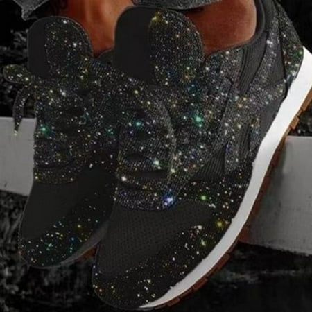 

Women shoes Soft Sneakers Shiny Sock shoes woman Comfortable Casual Loafers