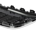 thumbnail image 5 of PIT66 Front Bumper Grille Fit For 2012-2016 Chevrolet Sonic Center Black w/Chrome Trim, 5 of 9