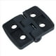 thumbnail image 5 of 60Pcs Reforzado Negro Plastico Puerta Bisagras de 40mm x 30mm, 5 of 5