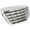 thumbnail image 4 of For 07-09 E-Class w/o Proximity Cruise Front Grille Assembly Chrome Gray Insert, 4 of 5