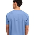 thumbnail image 4 of Cherokee Workwear Revolution Scrubs Top for Men V-Neck WW690, XS, Ciel Blue, 4 of 10