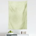 thumbnail image 1 of Nature Tapestry, Abstract Geometric Spring Themed Green Leaves Repeating Pattern on White Background, Fabric Wall Hanging Decor for Bedroom Living Room Dorm, 5 Sizes, Green White, by Ambesonne, 1 of 1