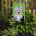 thumbnail image 2 of Carolines Treasures LH9216-FLAG-PARENT Old English Sheepdog St. Patricks Day Shamrock Portrait Flag  multicolor, 2 of 2