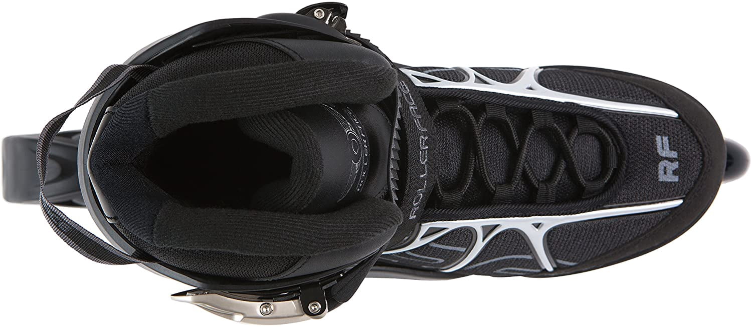 Rollerface RFSport Black Mens Adult Fitness, Sport and Recreation, Premium Inline Skate (US Men's 5)