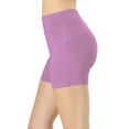 thumbnail image 2 of Womens Cotton Thick Band Running Yoga Shorts, 2 of 3