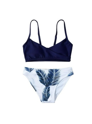 Girls Red White And Blue Swimsuit