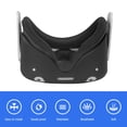 thumbnail image 4 of Sywqhk Cubierta frontal protectora de silicona para auriculares Oculus Quest 2 VR (negro), 4 of 9