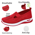 thumbnail image 2 of BERANMEY Lightweight Breathable Mesh Running Shoes Knit Comfortable Flexible Slip-On Sneakers for Women Stylish Casual Footwear for Tennis Walking & Running, 2 of 5