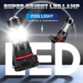 thumbnail image 3 of 2 x White 5202 PSX24W 2504 LED DRL Light Bulbs for 2017 2018 2019 Jeep Compass, 3 of 9
