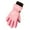 Pink, variant on Likimi Toddler Kids Boys Girls Gloves Solid Color Cute Thermal Waterproof Gloves Fall Winter Ski Gloves Size 7-16 Years Navy