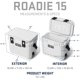 thumbnail image 5 of Cooler YETI Roadie 15 Hard con correa de doble uso, 15 L, azul marino, 5 of 7