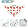 thumbnail image 6 of Dog Bandana 2 Pack,Strawberry Plants Fruit Flowe Bandanas for Dogs,Cat Bandana,Small/ Large Dog Bandana 2 Size,Dog Bandanas, 6 of 6