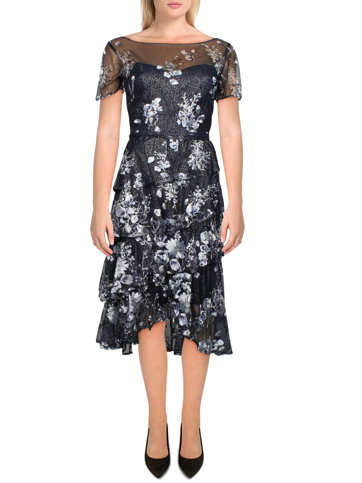 marchesa notte embroidered cocktail dress