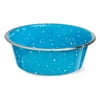 Vibrant Life Splatter Stainless Steel Dog Bowl, 60 oz, Blue