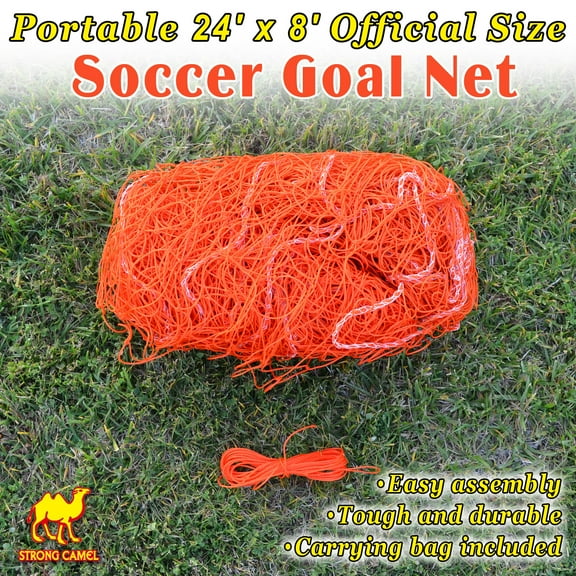 Strong Camel Portable Training Soccer Net 24' x 8'