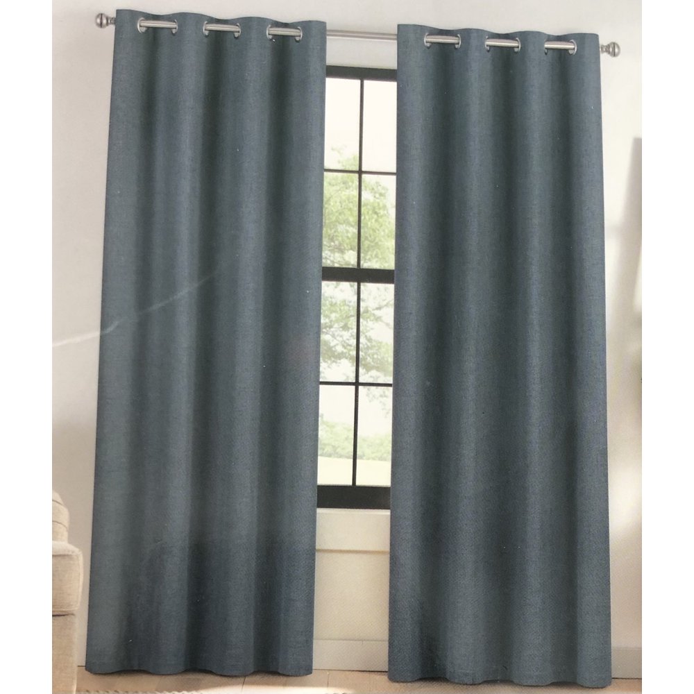 Eclipse DUOTECH Draft Stopper 100 Blackout Grommet Panel Pair, Navy