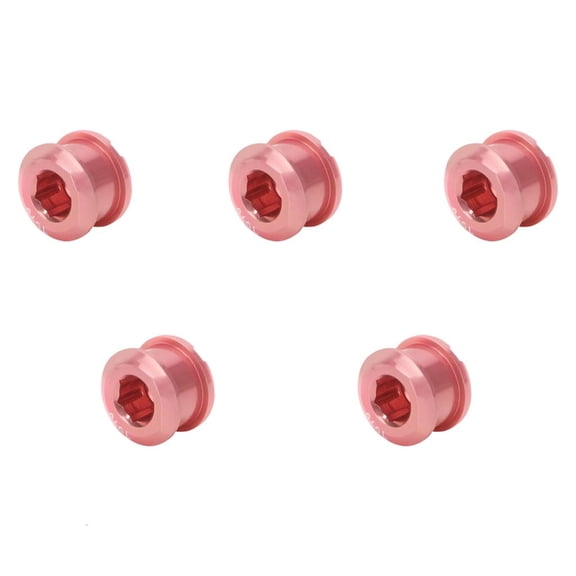 5pcs Bicycles Chainring Bolts Aluminum Alloy Single Speed Chainring Bolts Mountain Bike Chainwheel Bolt Accessories