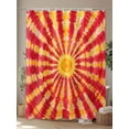 thumbnail image 4 of Shower Curtain Orange Tie-Dye Art Bathroom Curtains with Hooks, Waterproof Fabric Abstract Boho Tribe Bath Shower Curtains Set for Bathroom Bathtubs Decor 36x72 Inch, 4 of 8