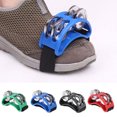 thumbnail image 1 of LJNYFDC Foot Instrument 2 Pcs Foot Tambourines Musical Instrument for Foot Percussion Steel Jingle Bells Drum Adjustable Elastic Band Rust Free for Singing and Playing, 1 of 6