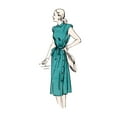 thumbnail image 2 of Butterick Sewing Pattern 6889 - Misses' Side-Buttoning Dress, Size: F5 (16-18-20-22-24), 2 of 4