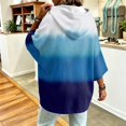 thumbnail image 5 of Gradient Hoodies for Women 3/4 Sleeve Tops Drop Shoulder Winter Clothes Slouchy Drawstring Fashion Clothing Pullover Hooded Sweatshirts Casual Oversized Fall Outfits for Women, 5 of 5