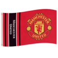 thumbnail image 1 of Manchester United FC - Bandera Diseño Marca de madera (Rojo), 1 of 3