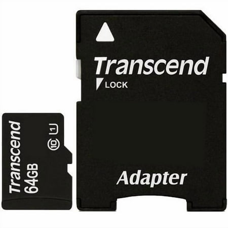 Transcend 64 GB Class 10/UHS-I microSDXC