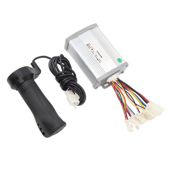 Brushed Motor Speed Controller, Wide Application 24V 800W Brush Motor Control Box Twist Grip High Torsion for Electric Tricycles