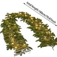 thumbnail image 2 of Realistic Wreath Material Delicate Details Flexible Durable 1pc Included Easy to Adjust for Winter Seasonal Home Stairs Fireplace Front Door Window Decor, 2 of 4