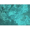 thumbnail image 1 of Ahgly Company Indoor Rectangle Oriental Turquoise Blue Industrial Area Rugs, 4' x 6', 1 of 4
