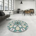 thumbnail image 3 of Ahgly Company Indoor Rectangle Patterned Light Rose Green Novelty Area Rugs, 2' x 5', 3 of 6