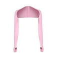 thumbnail image 2 of BADHUB Women Cooling Shawl with Thumb Holes Arm Sleeves Sun protection Golf Arm Cover Shrug for Driving Riding Fishing Pink Free Size, 2 of 8