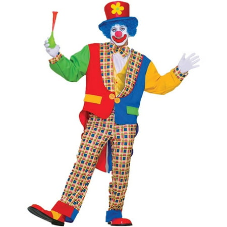 Clown on the Town Adult Halloween Costume - One Size