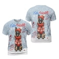 thumbnail image 3 of Hello Winter Belgian Malinois Smiling in Red Scarf Hat Welcome Christmas All Over Print 3D Shirt Unisex Merch Sheepdog Dog Lover Gifts - 00017, 3 of 6