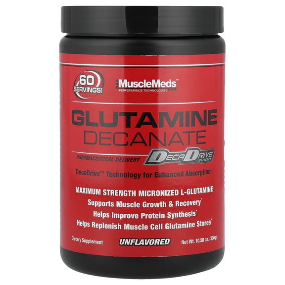 MuscleMeds Glutamine Decanate -- 10.58 oz