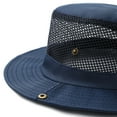 thumbnail image 4 of ZQUUVOU Summer Fedora Hat Wide Brim Sun Hats For Men Women Cap Navy, 4 of 6