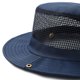thumbnail image 4 of Karight Mesh Fishing Hat 12CM Wide Brim Sun Hat for Women Mens Packable Bucket hat- UPF 50 for Outdoor Gardening Safari Hats, 4 of 6