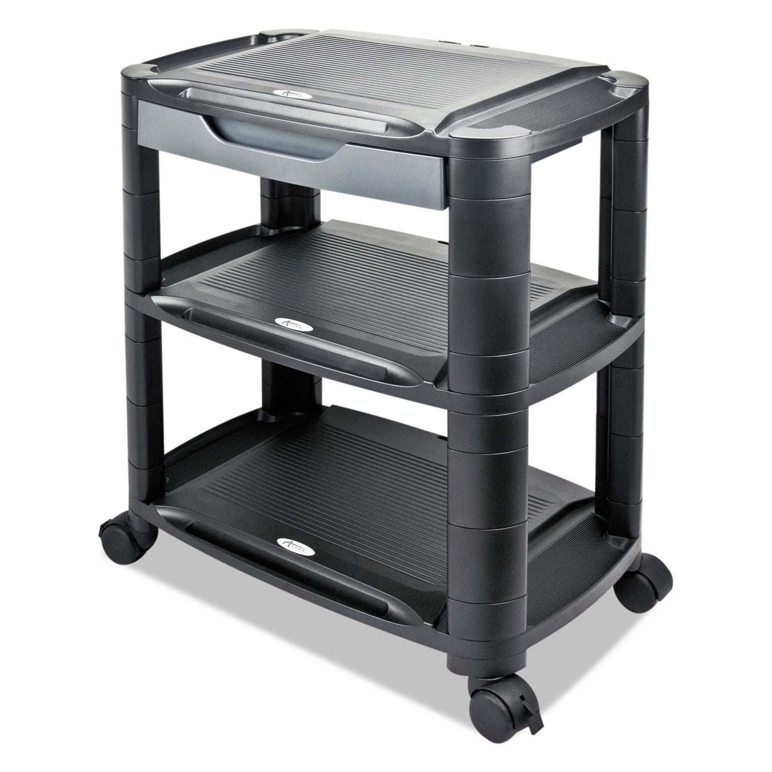 Alera Valencia Series Woodgrain Laminate 6-Compartment Under Counter File Organizer, Espresso