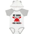 thumbnail image 3 of Inktastic Nana Loves Me Grandson Boys or Girls Baby Bodysuit, 3 of 5