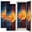 Color 2, variant on 2 Pcs School Locker Magnetic Wallpaper 12" x 36" Flaming Baseball American Flag Patriotic Reusable Removable Locker Accessories Back to School Supplies